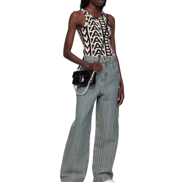 Marc Jacobs Geometric Wide-Leg Pants - Picture 1 of 10